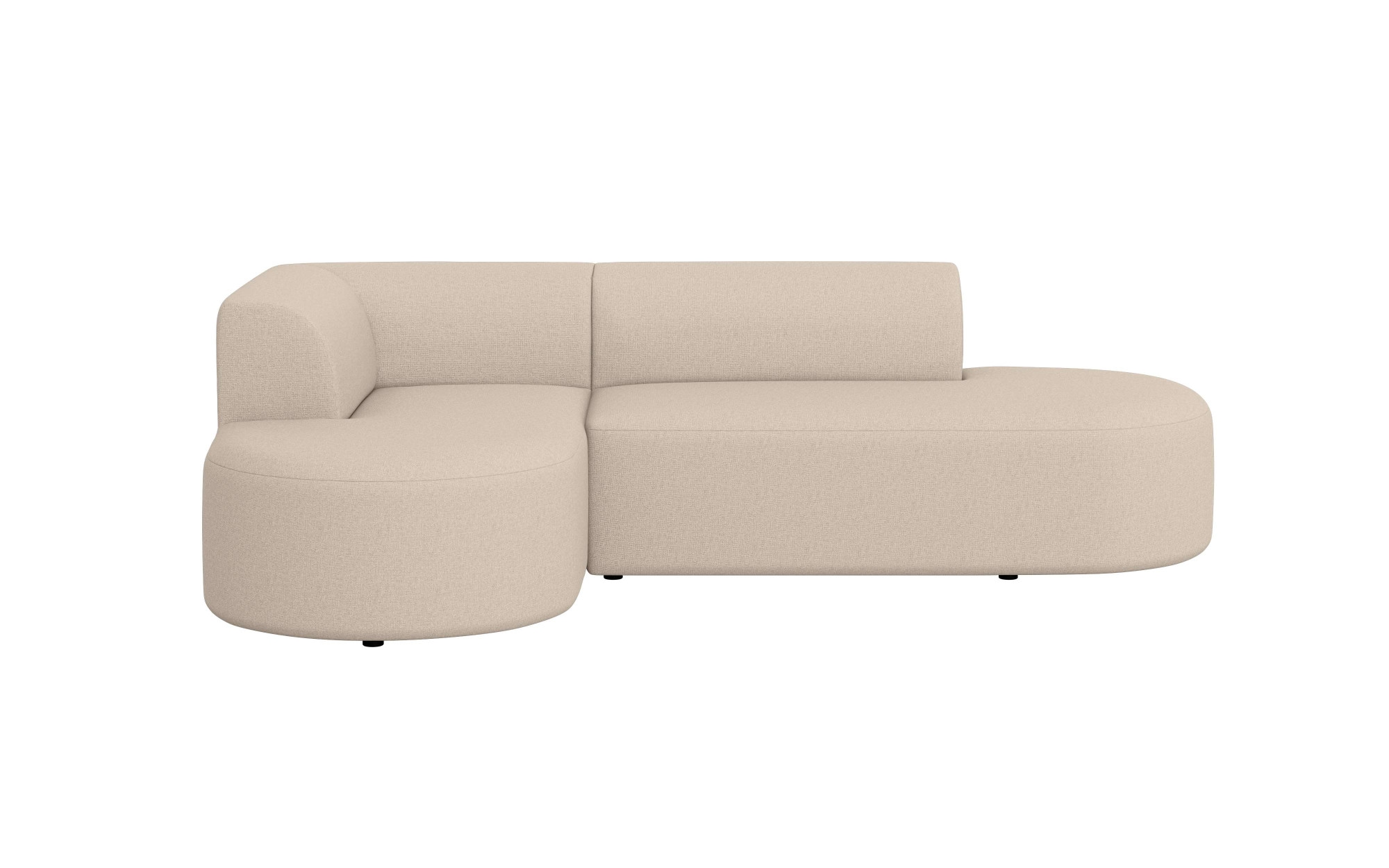 GOODproduct Ecksofa »Ecksofa Tvinne mit Ottomane links oder rechts bestellbar« L-Form, mit Wellenunterfederung, BxTxH 260x170x73 cm