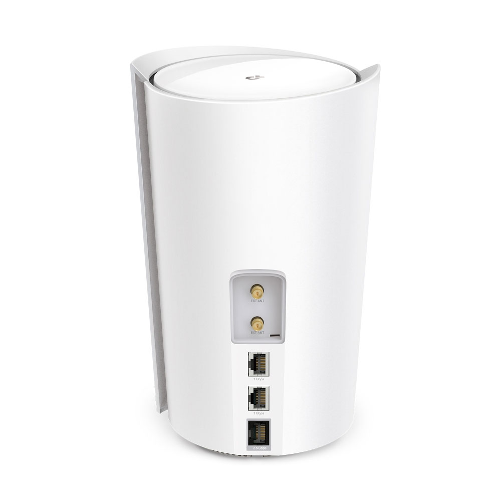 (2976Mbit/s) Mesh System AX3000 Wi-Fi Router Internet WLAN Modem 5G Sim Slot / 3x LAN-Anschluss 2.4 GHz / 5 GHz (Deco X50-5G) - Weiss
