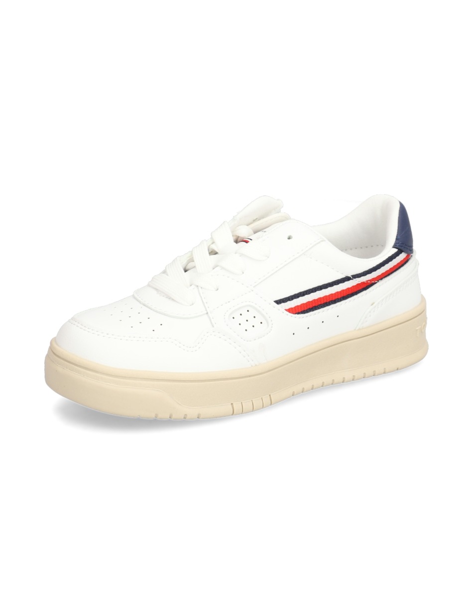 STRIPES LOW CUT LACE-UP SNEAKER