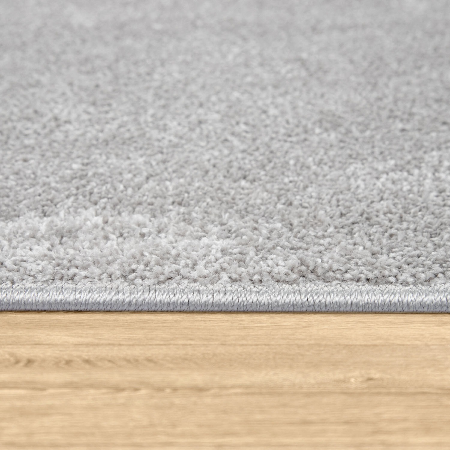 Paco Home Teppich »Porto 890« rund 13 mm Höhe Kurzflor, Uni-Farben, ideal im Wohnzimmer & Schlafzimmer