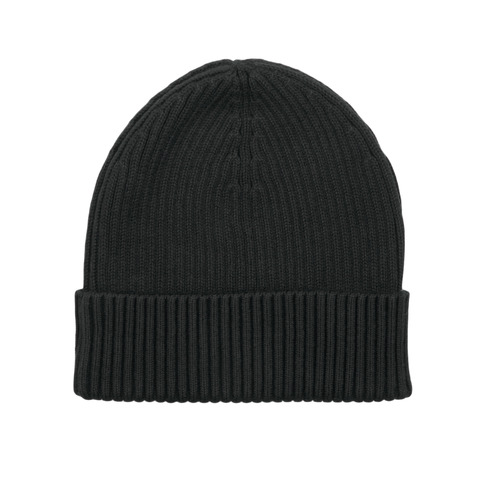 Calvin Klein Jeans - CLASSIC COTTON RIB BEANIE - Noir