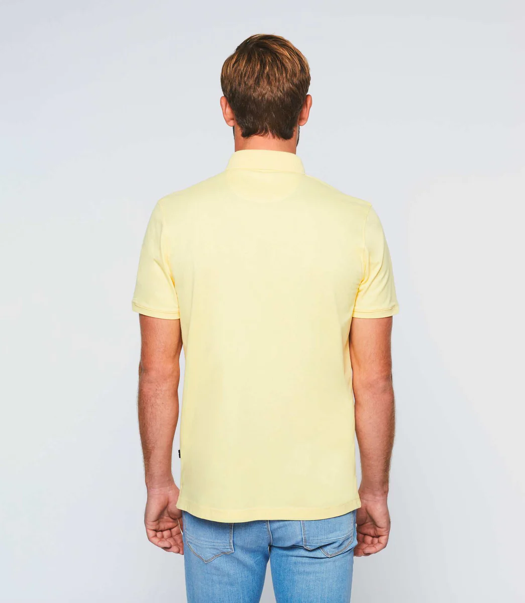 Polo manches courtes jaune 