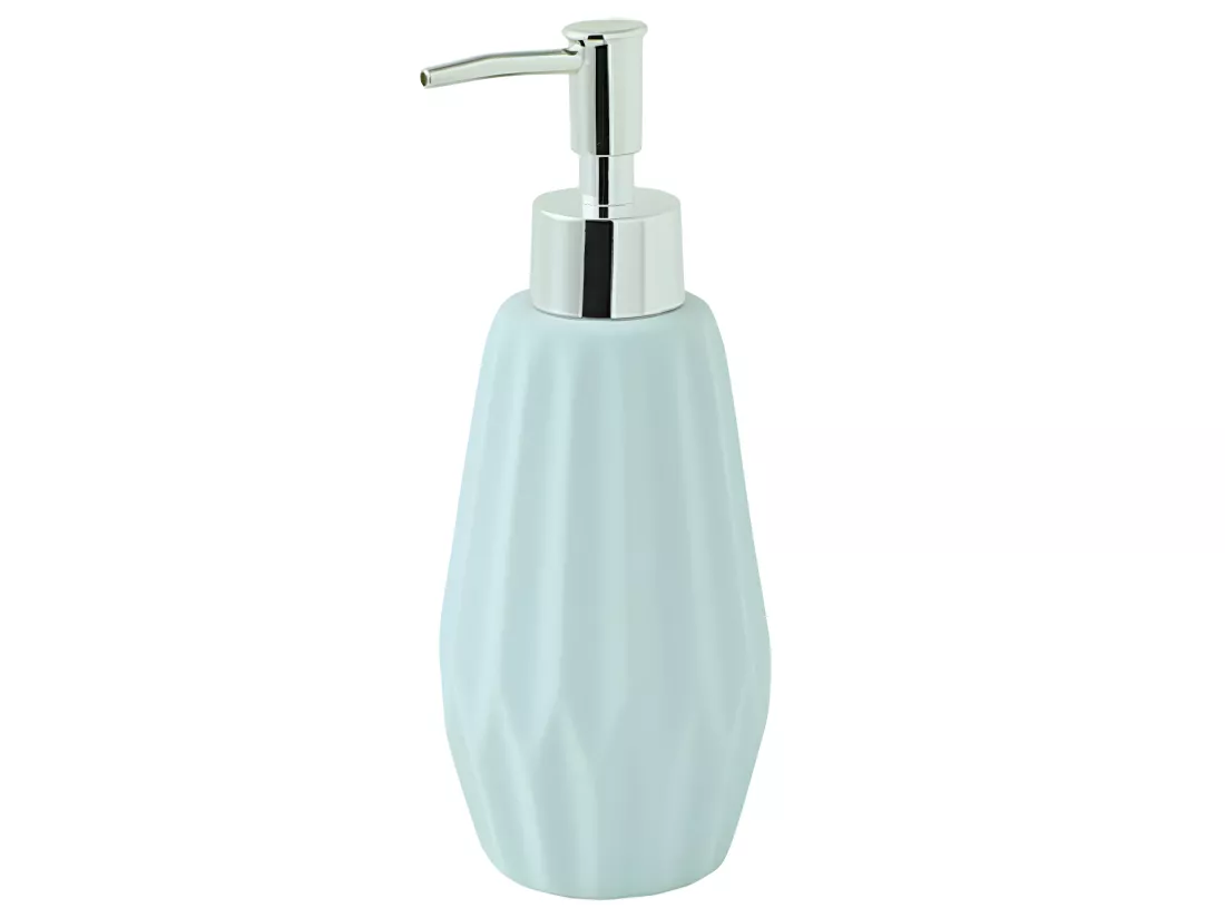 Set de salle de bain 4 pièces 4 pièces en céramique bleu
