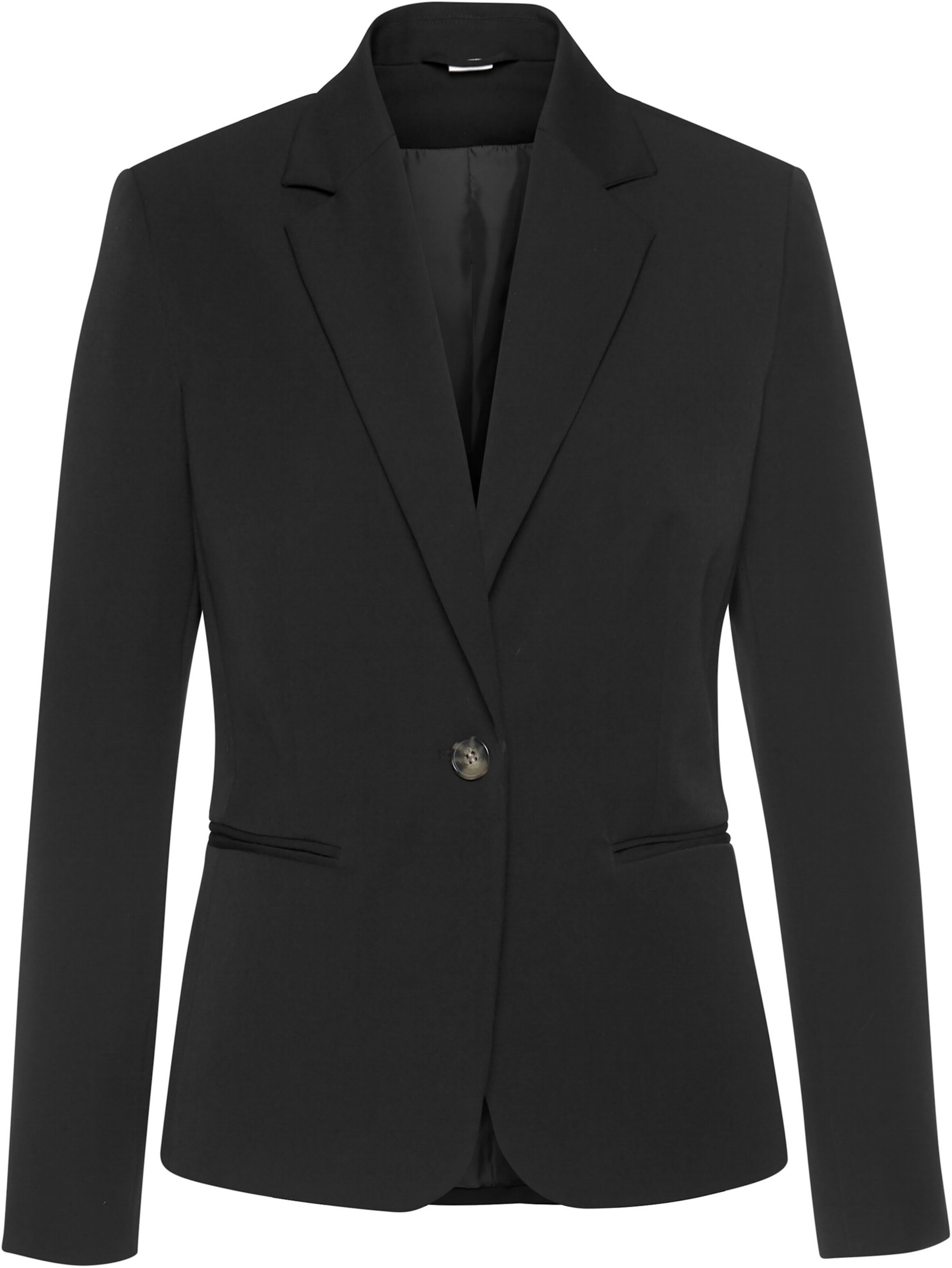 LASCANA Kurzblazer in schwarz