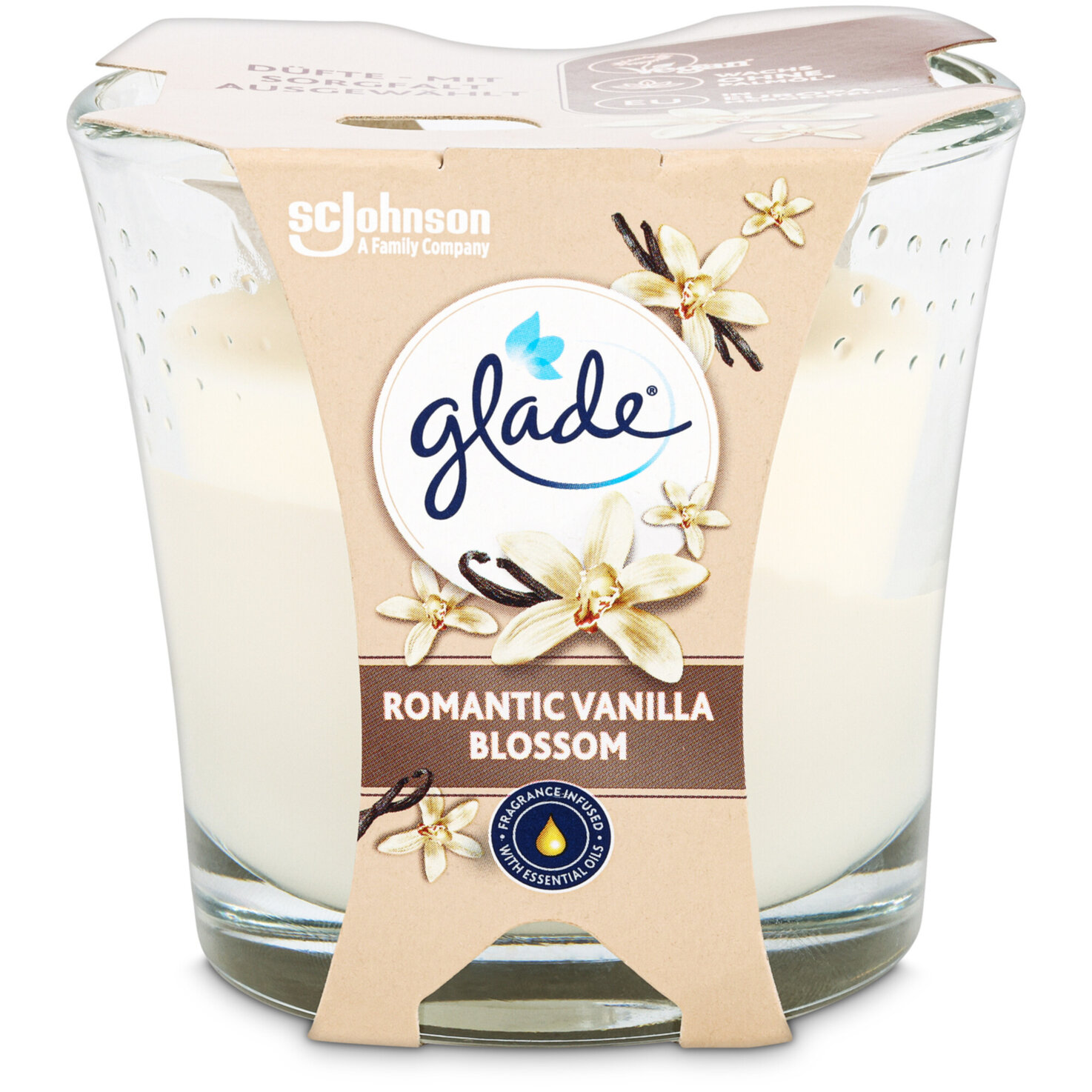 Glade Duftkerze Romantic Vanilla Blossom