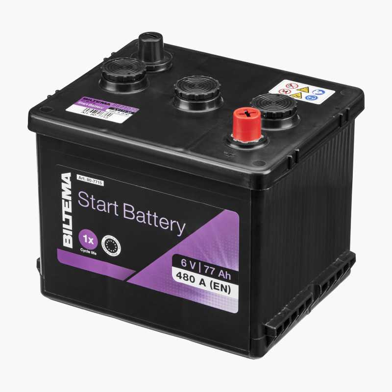 Startbatteri AMF, 6 V, 77 Ah