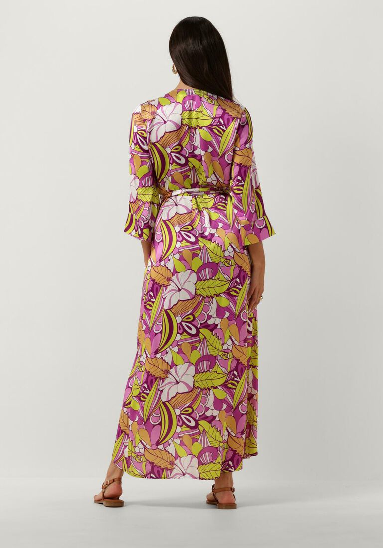 COLOURFUL REBEL multi colourful rebel maxi jurk lela floral wrap maxi dress