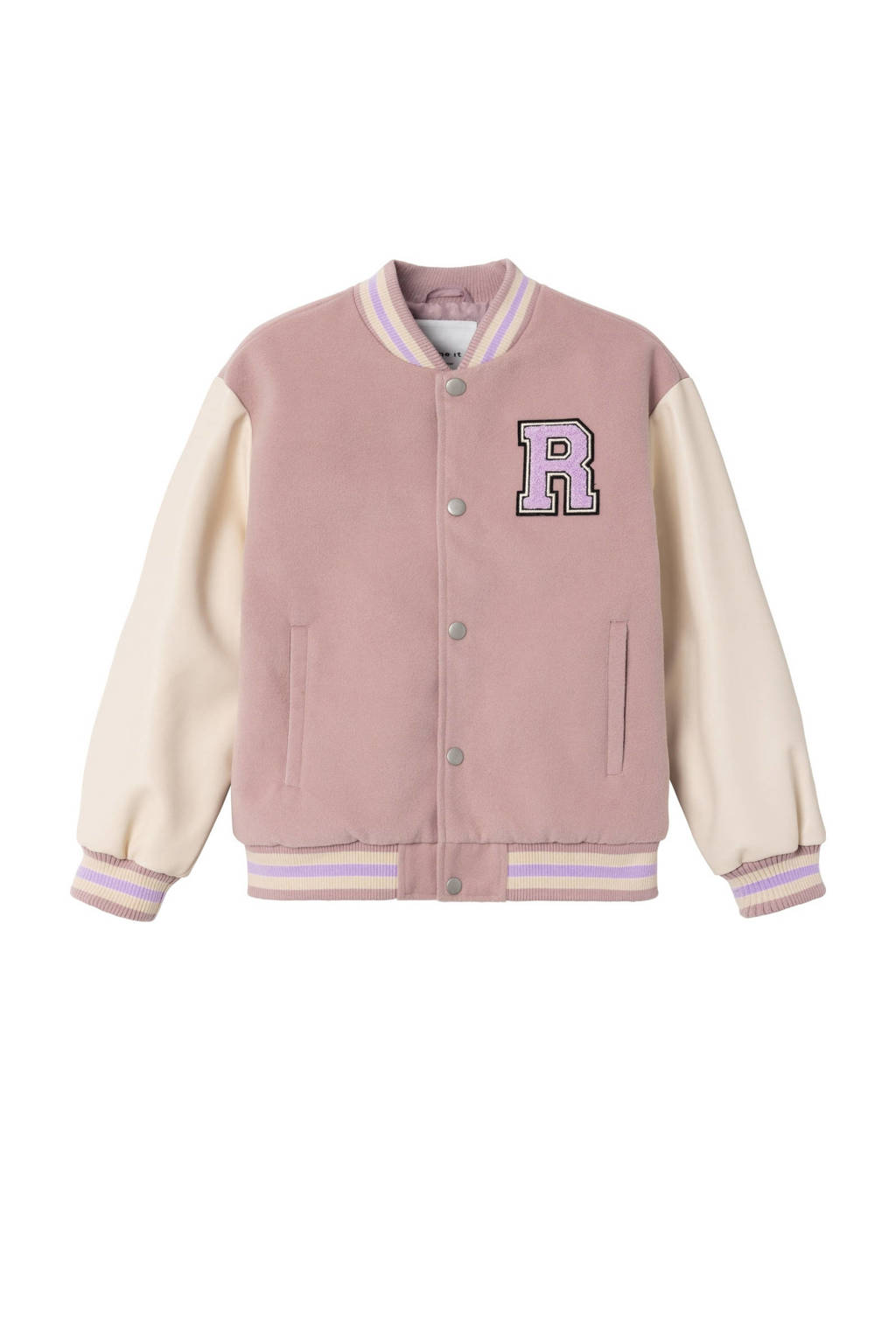 NAME IT bomberjack zomer NKFMOMBY roze/ecru