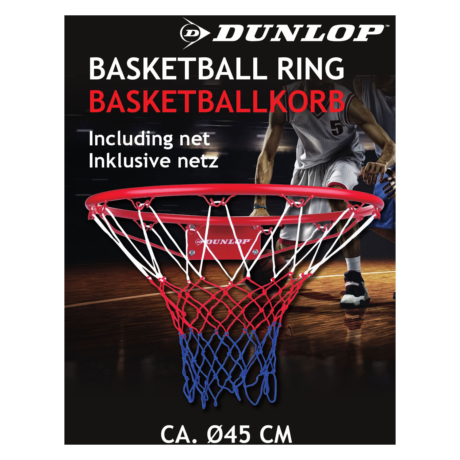 Dunlop Basketbalring met Net