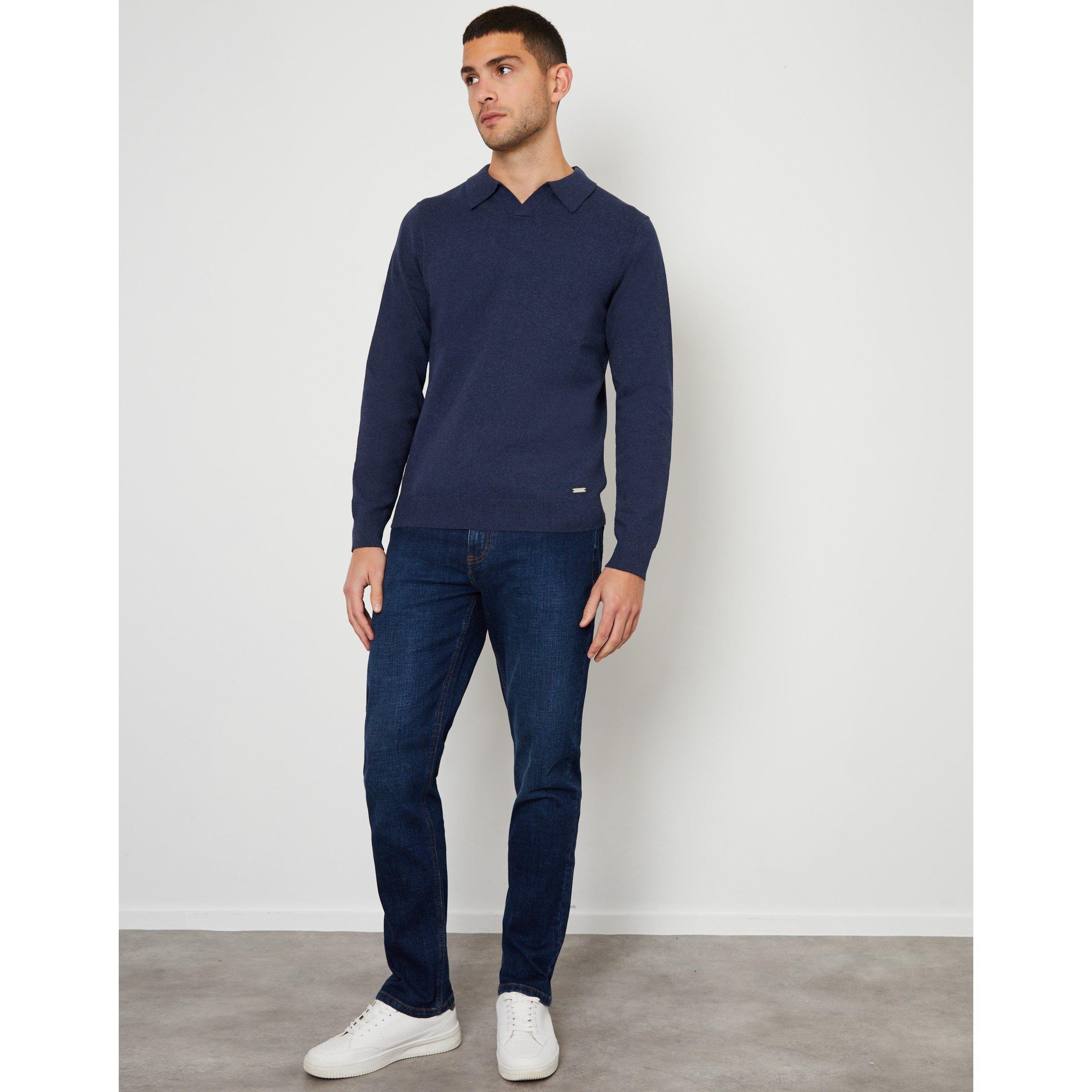 Threadbare Long Sleeve Knit Jumper Mens
