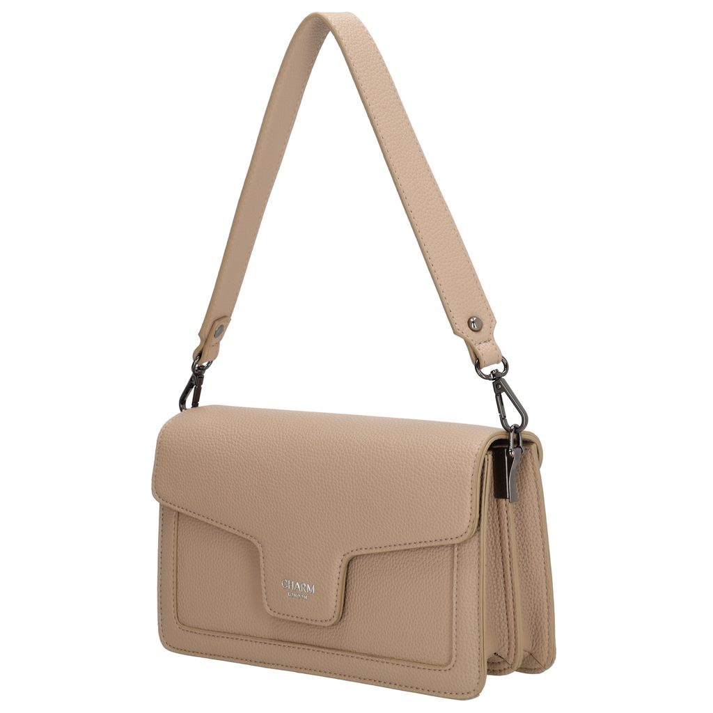 Charm London Monaco Handtas M Overslag Zand
