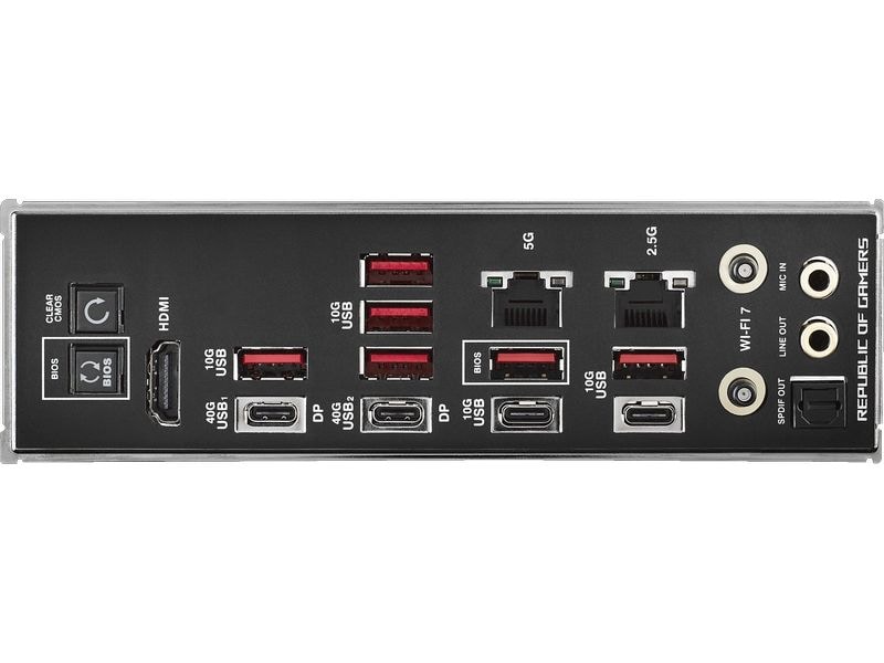 ASUS ROG Mainboard Crosshair X870E Hero Gaming ATX-Mainboard mit X870E-Chipsatz