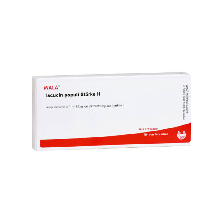 Iscucin Populi Stärke H Ampullen, 10X1 ml
