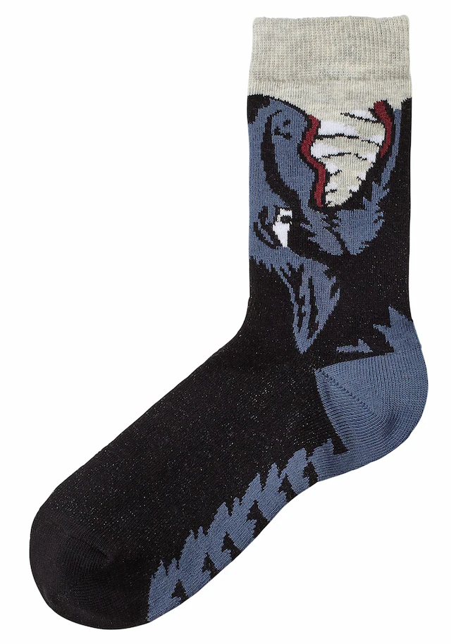 Socken Packung, 5 Paar tlg. mit Tiermotiven