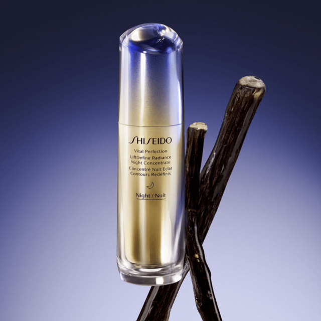Vital Perfection concentré nuit contours redéfinis éclat SHISEIDO