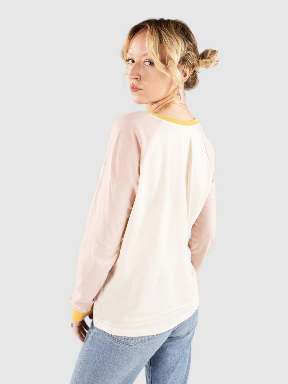 Passenger Riser Recycled Cotton Long Sleeve T-Shirt birch