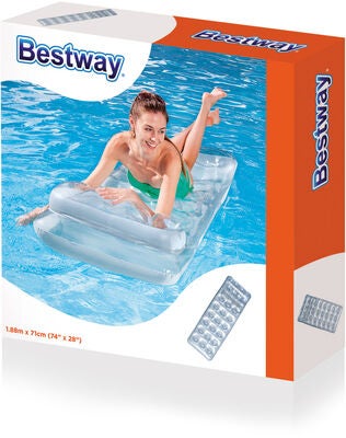 Bestway Flytemadrass, Sølv