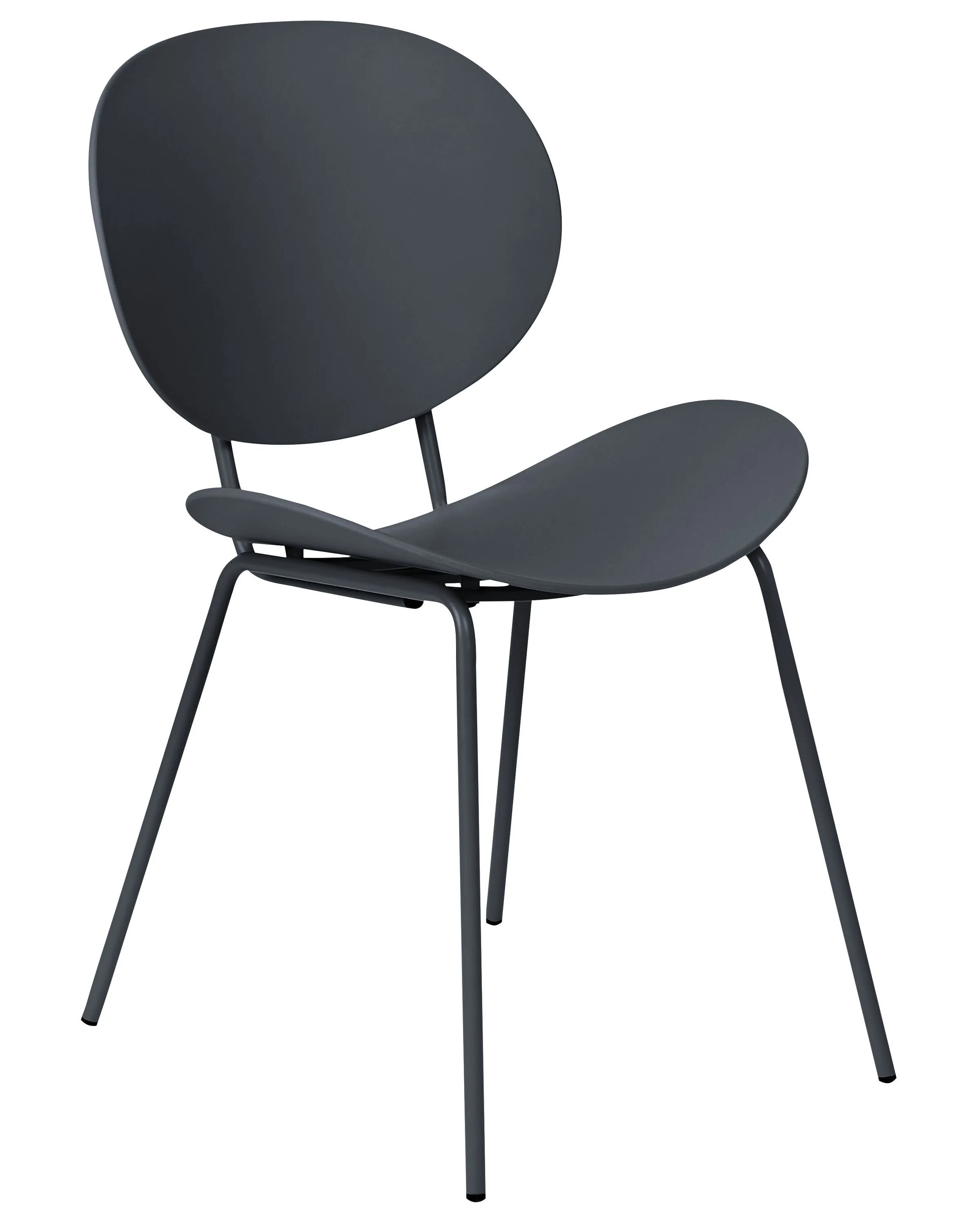 Set van 2 eetkamerstoelen SHONTO Zwart