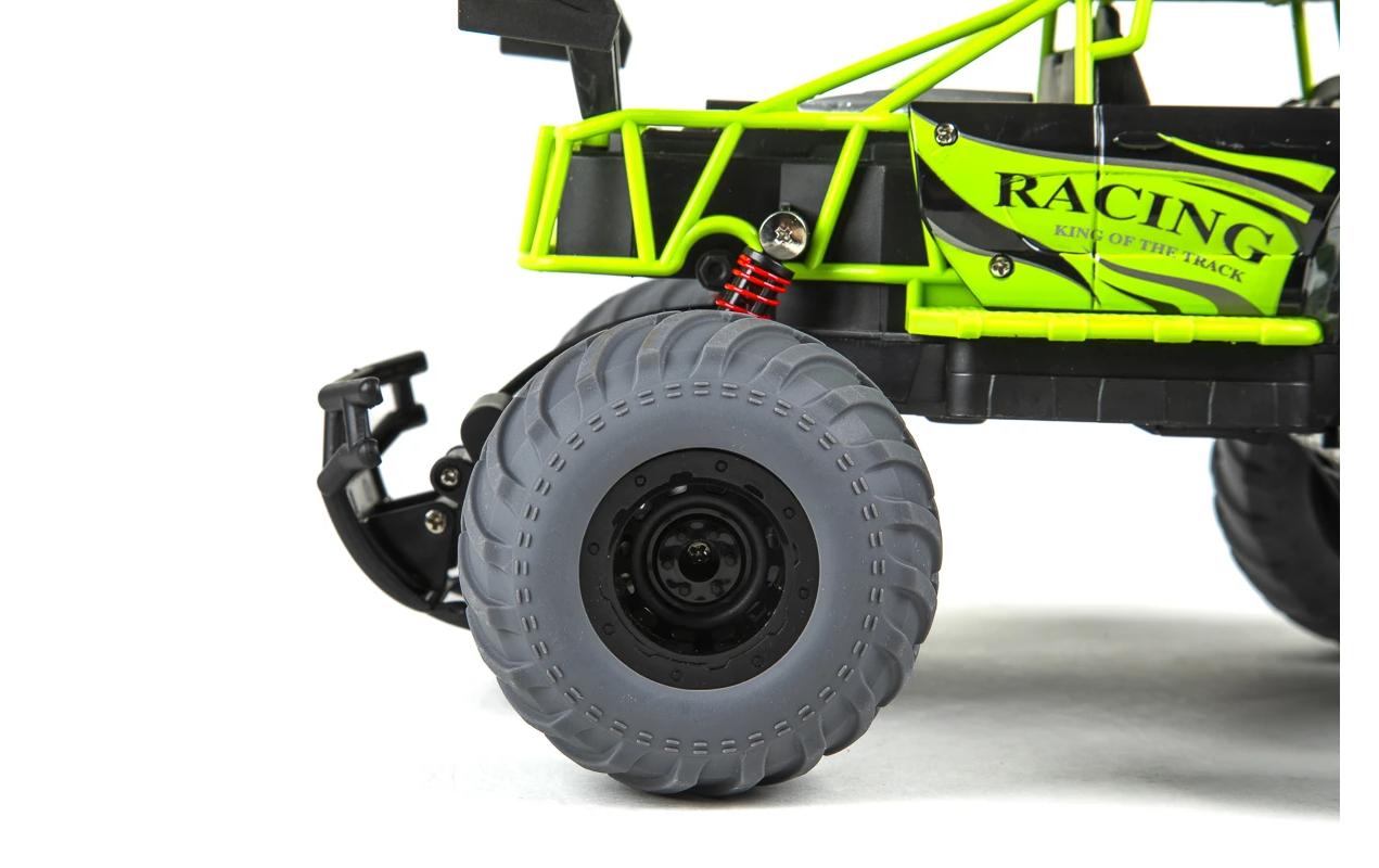 Monster Truck Hot Racing Grün, 1:14Akku-Betriebenes RC Off-Road Auto für Kinder ab 6 Jahren