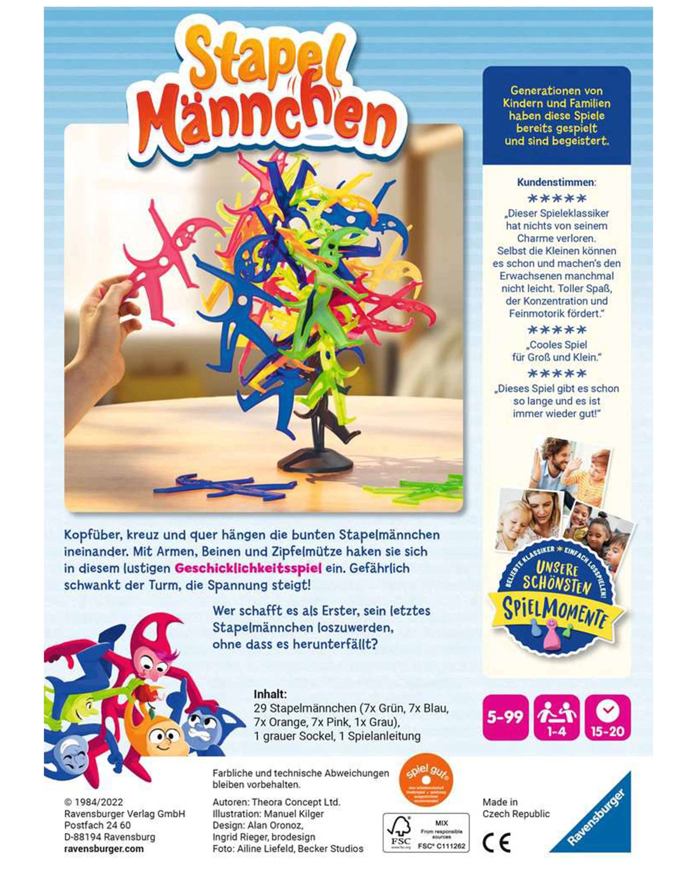 Geschicklichkeitsspiel STAPELMÄNNCHEN