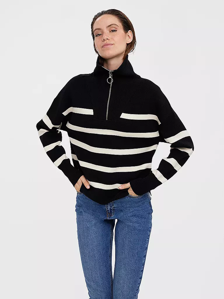 VERO MODA Pullover VMSABA schwarz