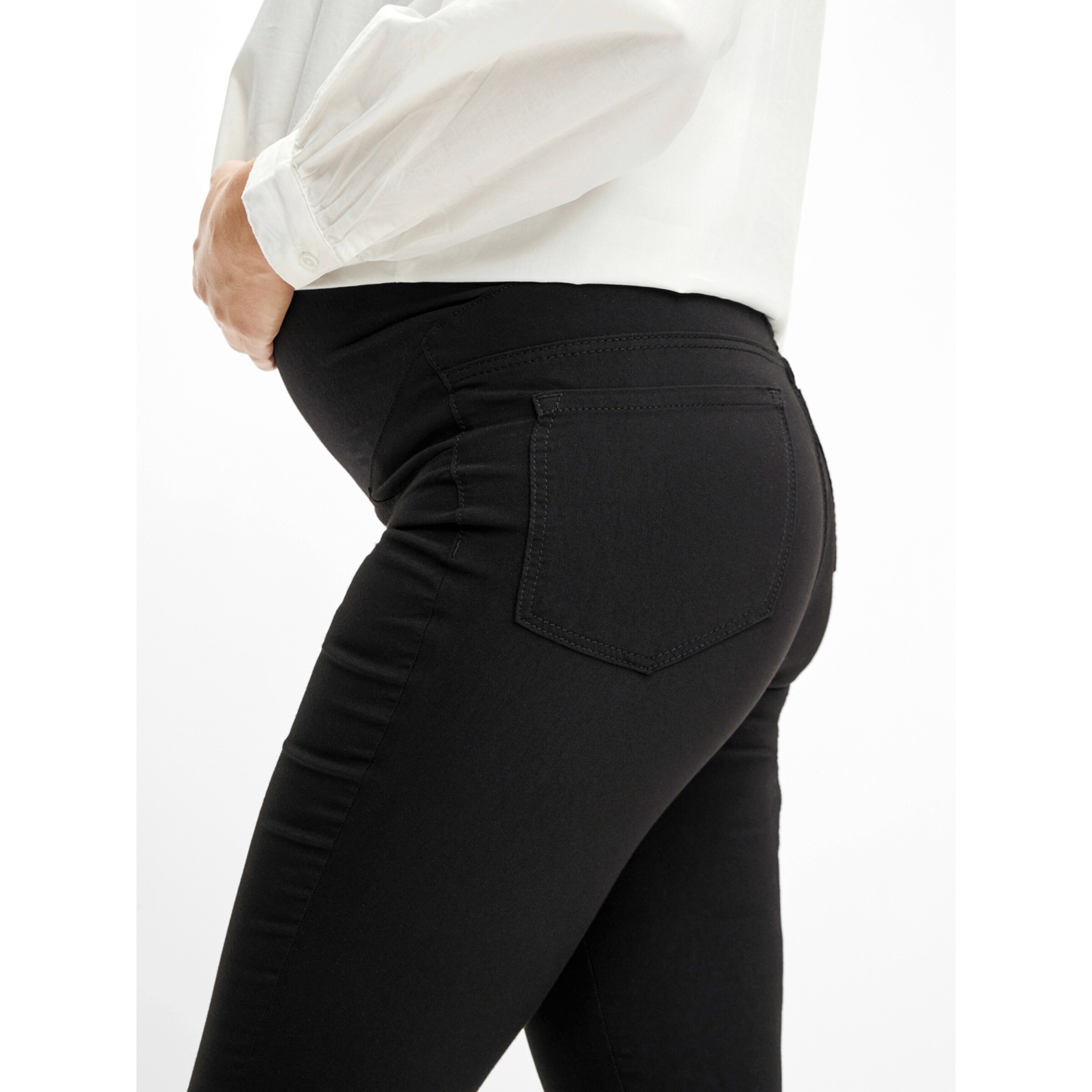 MAMALICIOUS® Umstands-Hose Lucy Black denim