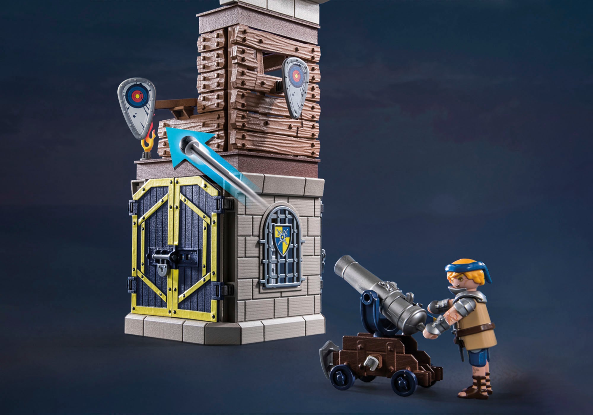 Playmobil® Konstruktions-Spielset »Novelmore vs. Burnham Raiders - Turnierarena (71298), Novelmore« Made in Germany