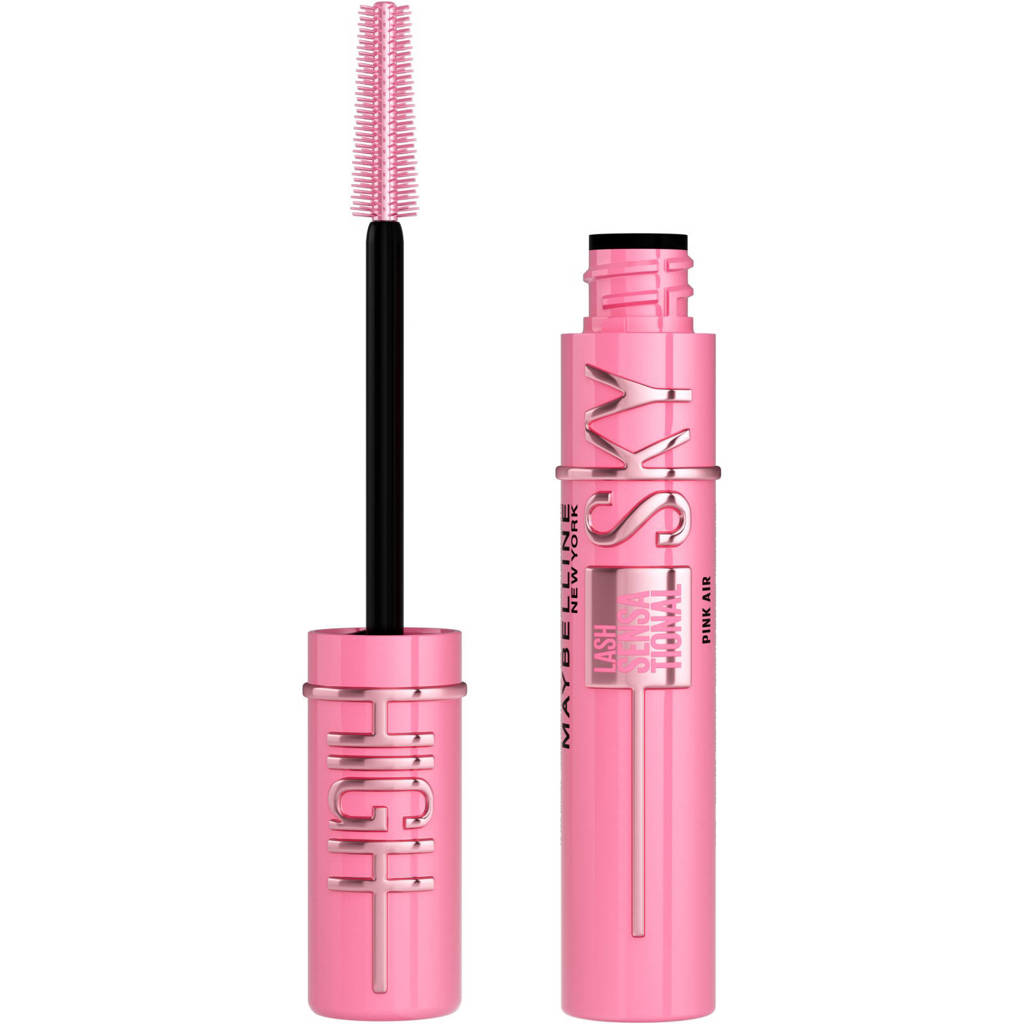 Maybeline New York pink air mascara voor een jeugdige uitstralingSky High mascara - pink air