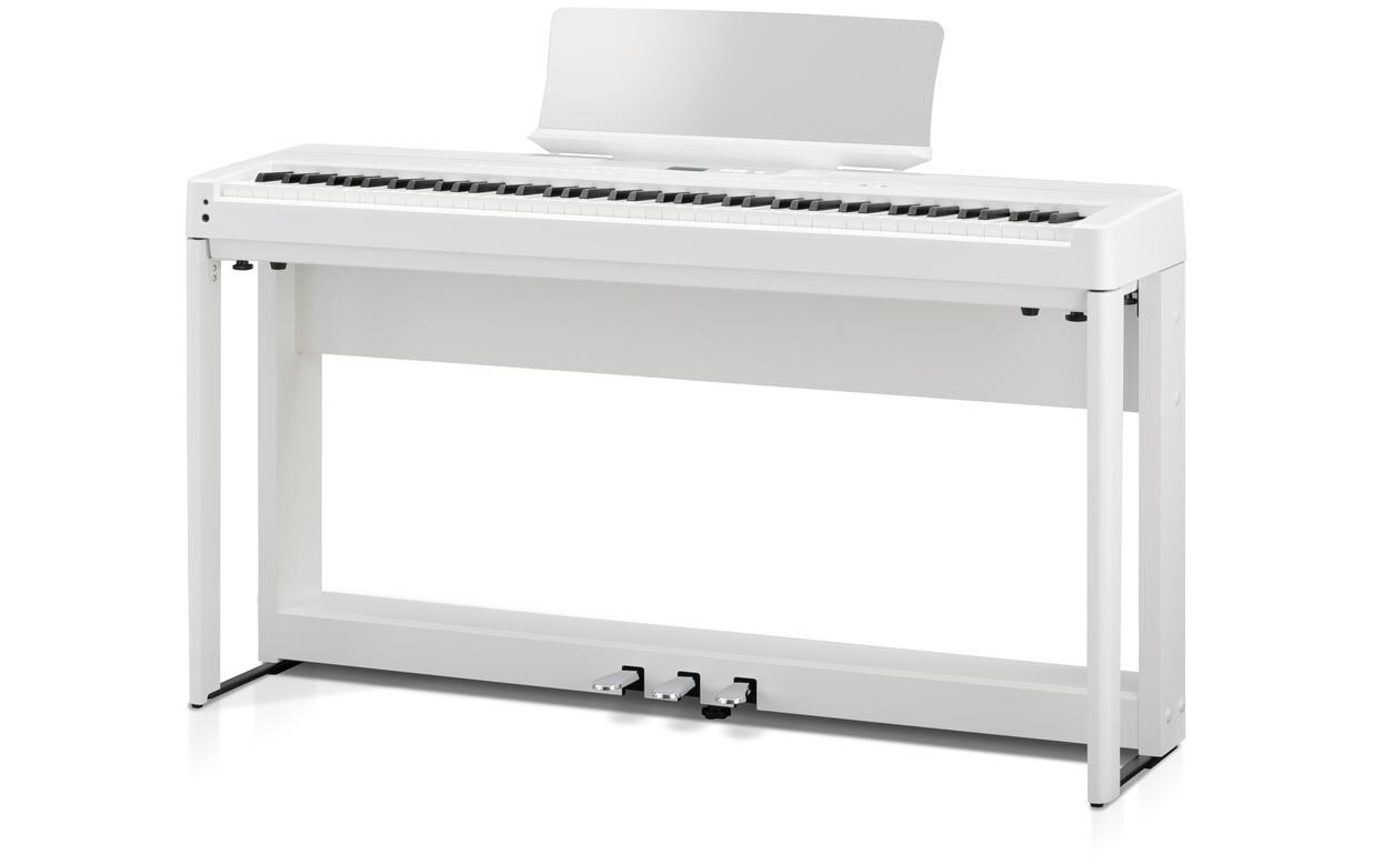 E-Piano ES-520 – Weiss<br>Digitalpiano mit Bluetooth-MIDI-Konnektivität und integrierten Lern- und Aufnahmefunktionen