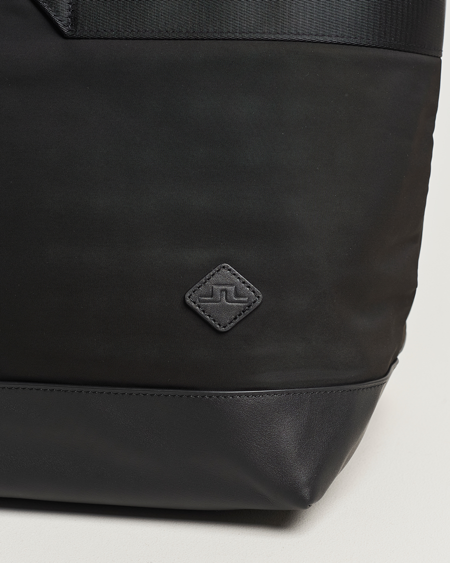 J.Lindeberg Walt Nylon Weekender Black