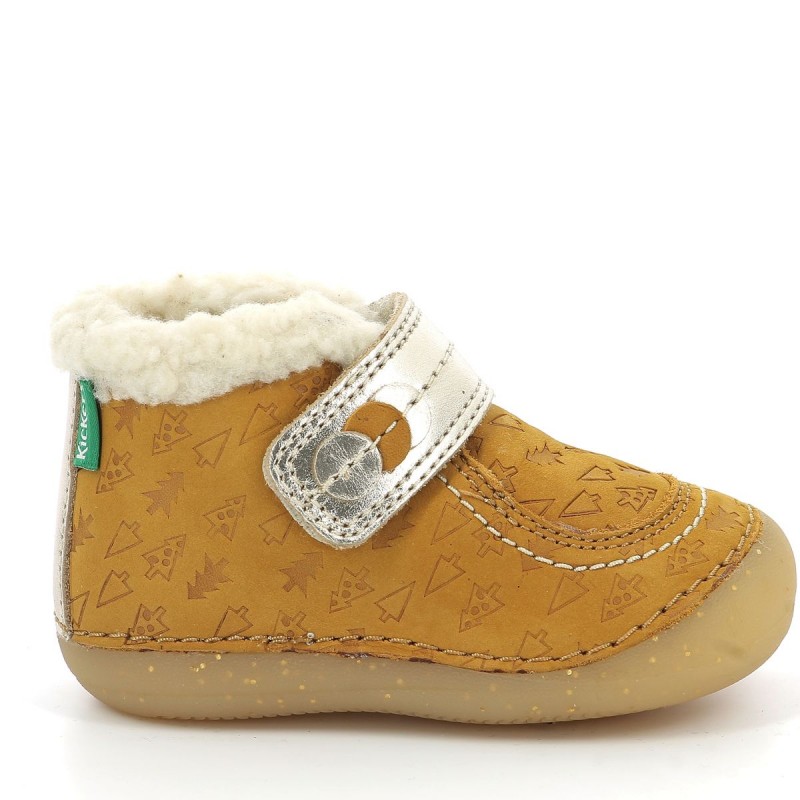 Kickers Kickers So Schuss Fourrées Jaune