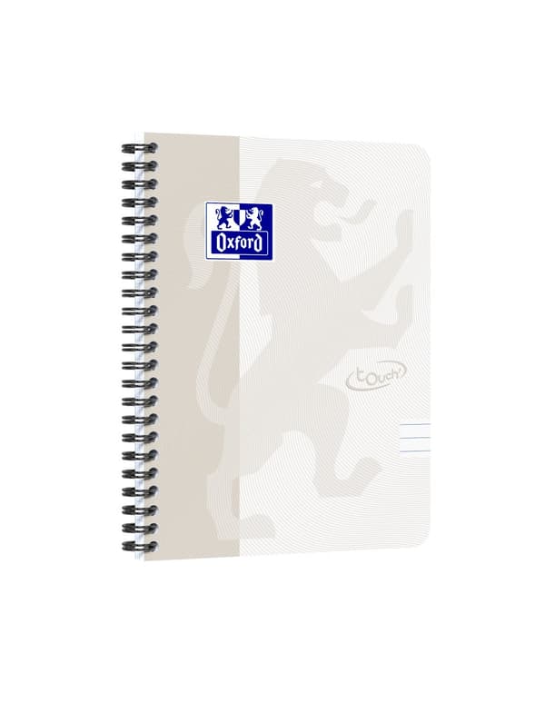 Notatbok Soft Touch A5+ Linjert Sand Oxford
