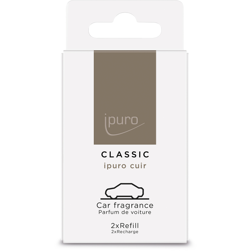 ipuro Auto Lufterfrischer Classic, 2 x 9 g, cuir