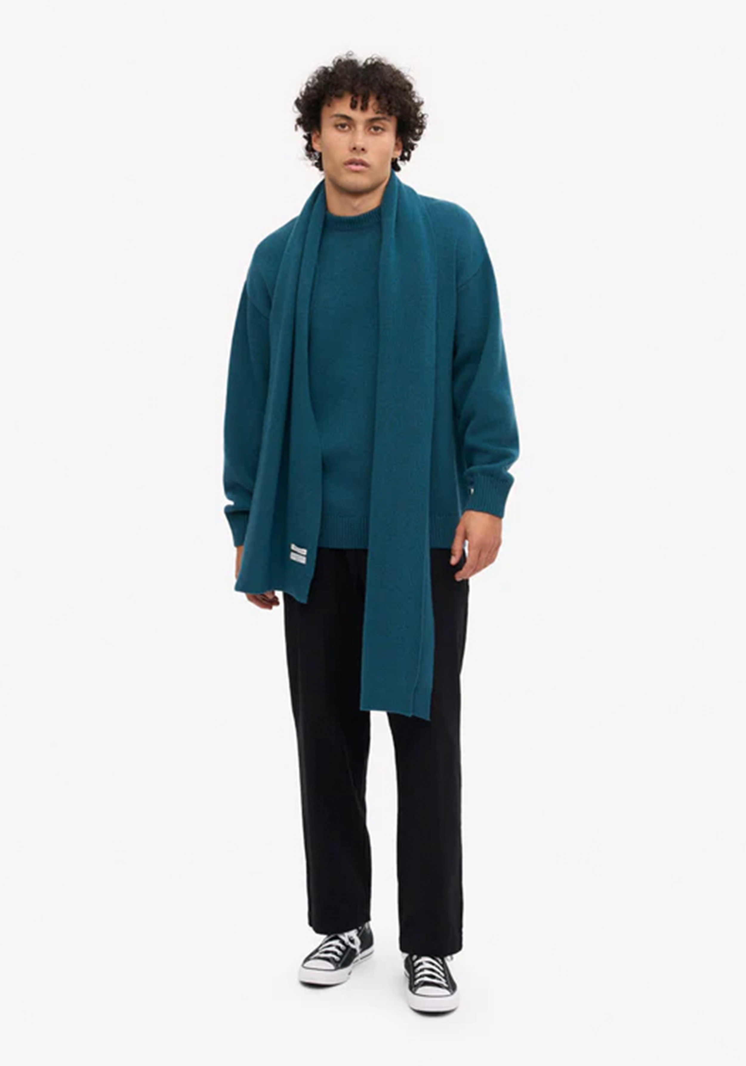 Colorful Standard Merino-Wollschal Ocean Green