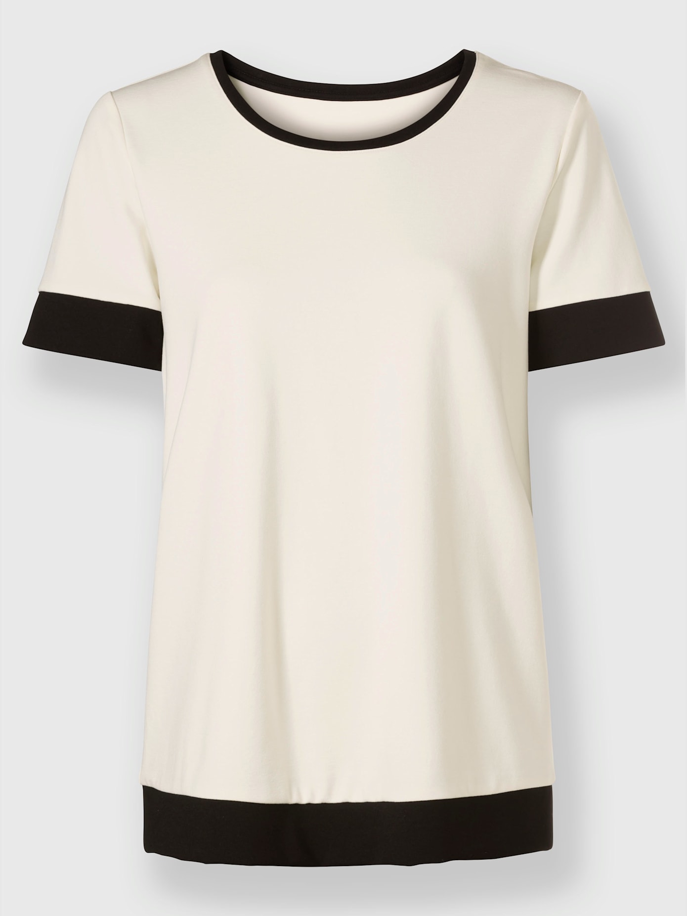 T-shirt joli aspect contrasté