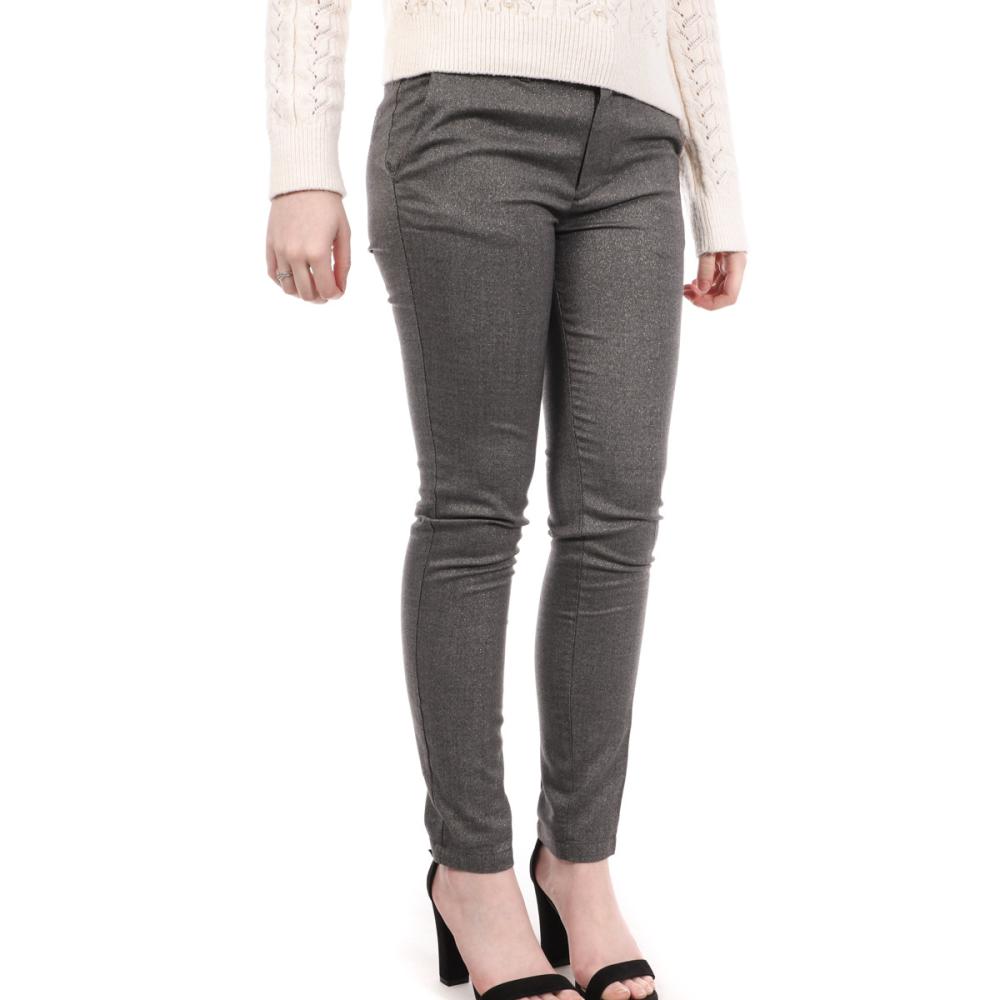 Teddy Smith Pantalon Gris Femme Teddy Smith City Winter