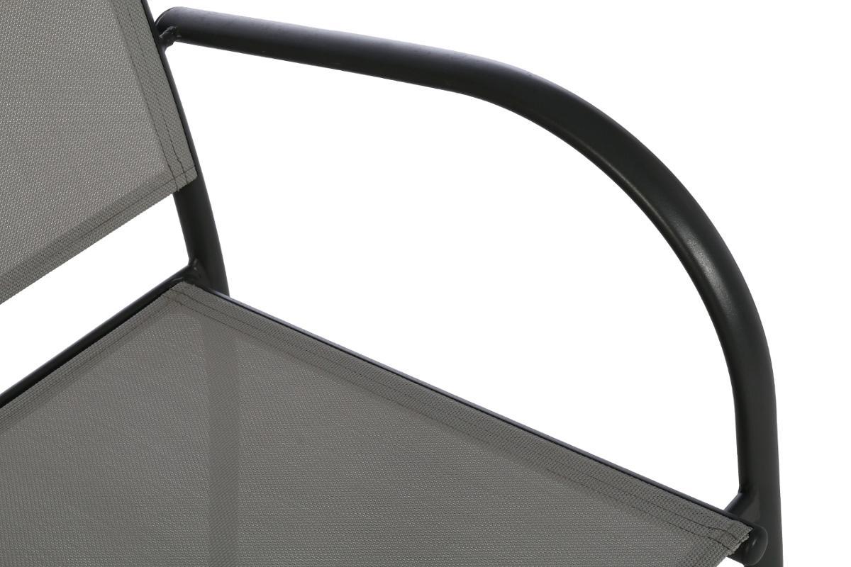 FAUTEUIL PIAZZA GALET GRAPHITE