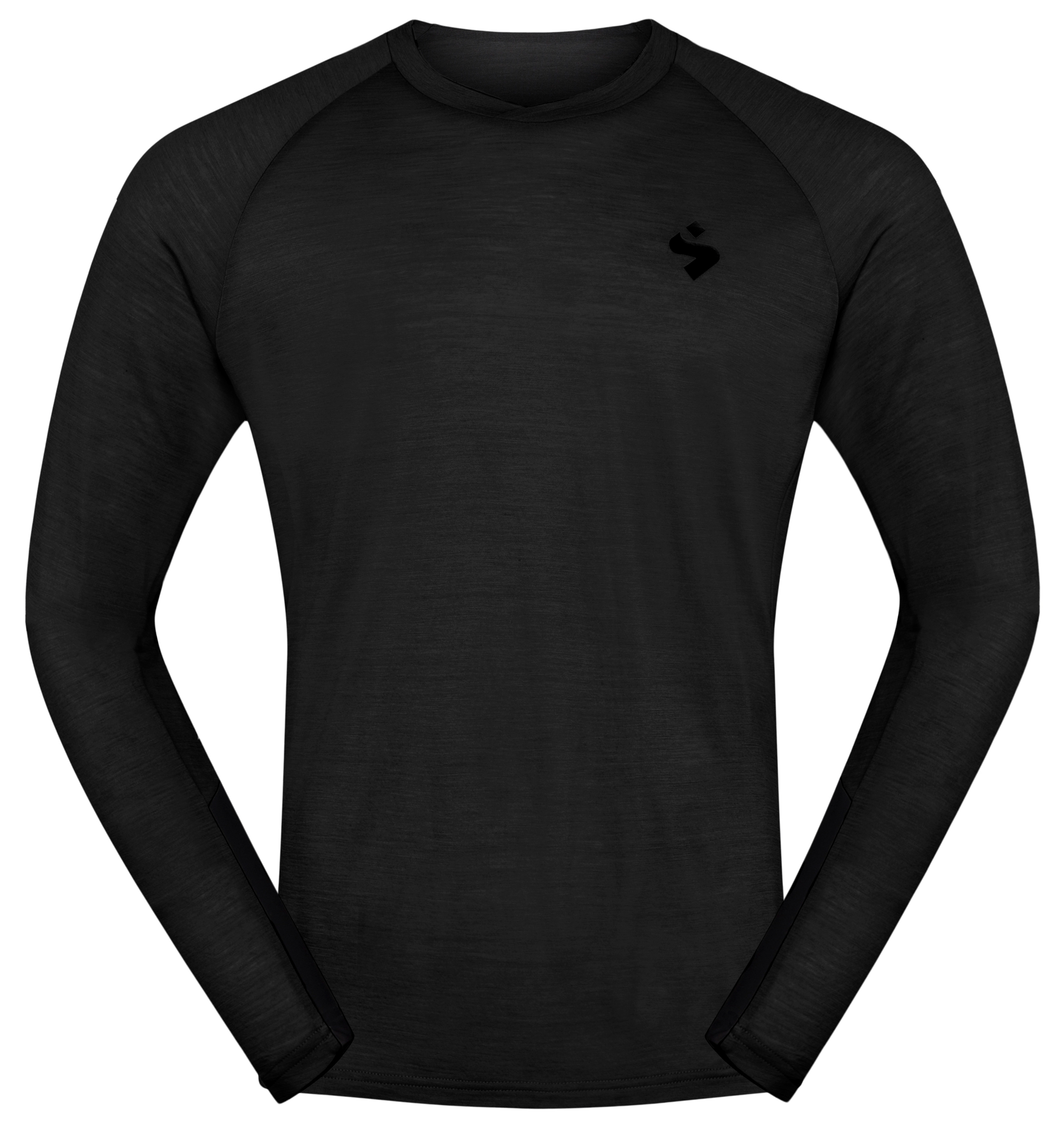 Hunter Merino LS Jersey Herre Black