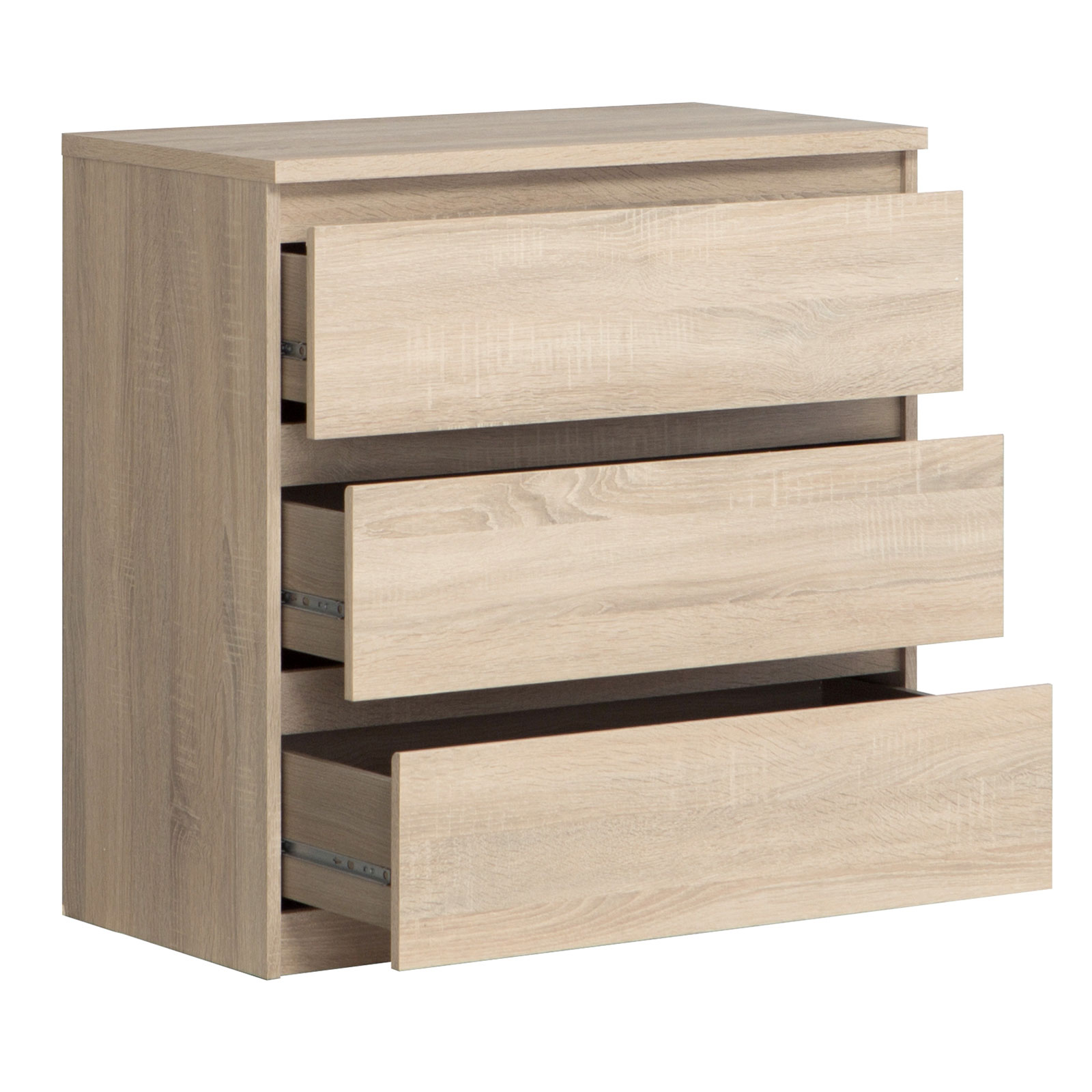 Kommode - Sonoma Eiche - 77 cm breit