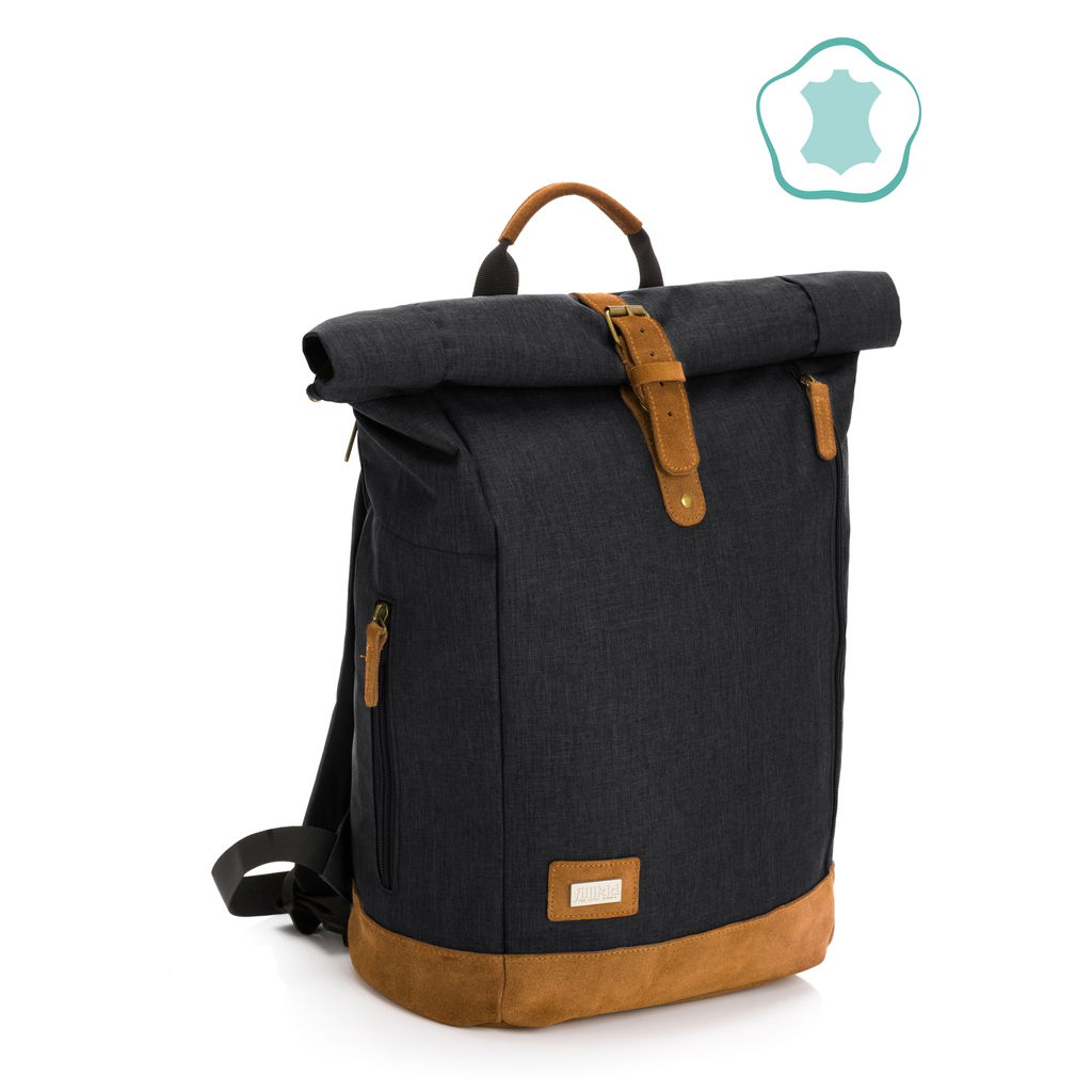 fillikidfillikid   Berlin Wickelrucksack schwarz melange