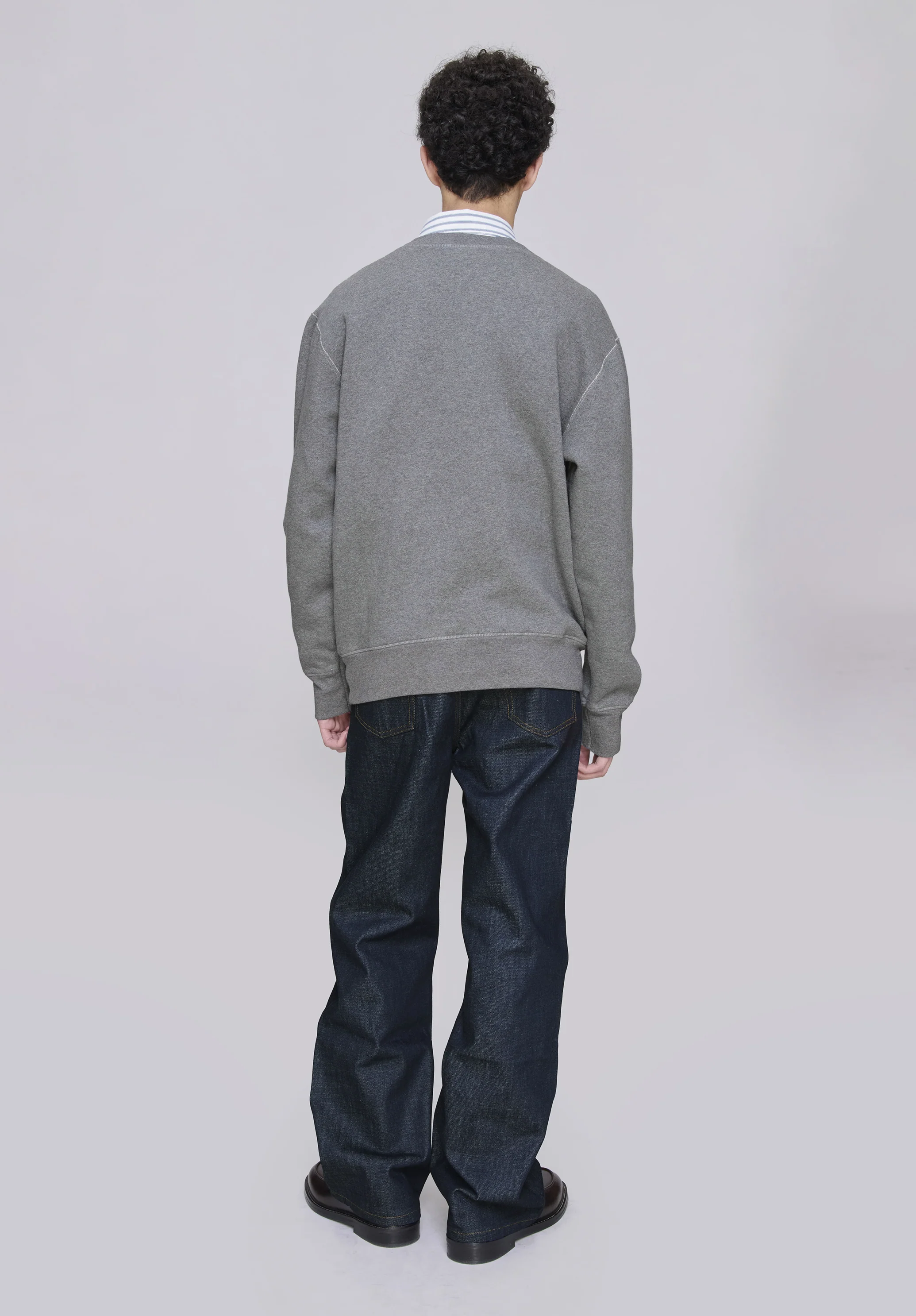 A.P.C. x Marc Jacobs. The Mens NY Crewneck - Gris chine