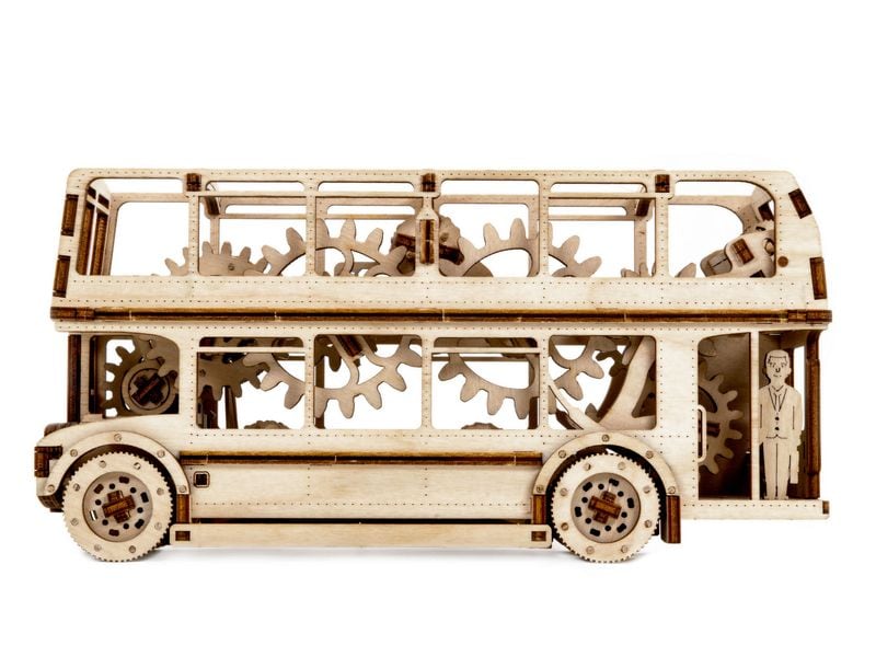 Revell Tiny Adventures – London Bus Holzbausatz Detailliertes London Bus Modell