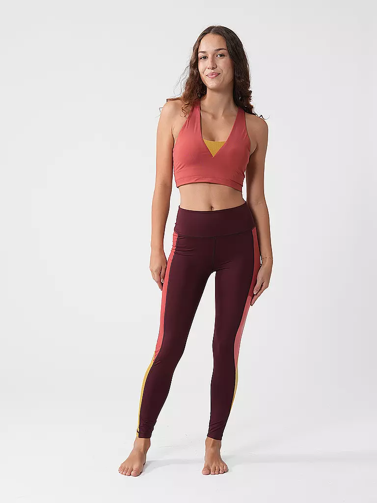 MEY Sport Leggings 7/8 rot