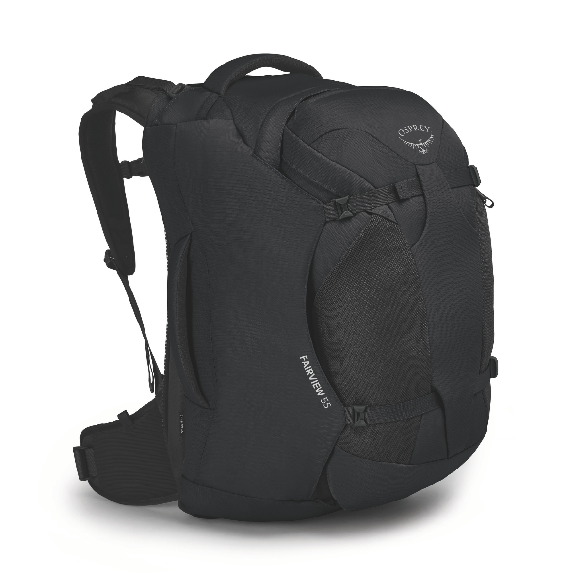 Osprey Fairview 55 L rejserygsæk, dame (Black) - Spejder Sport