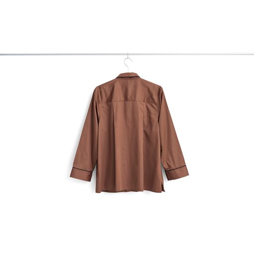 HAY Outline Pyjamasskjorte, Milk Chocolate, S/M