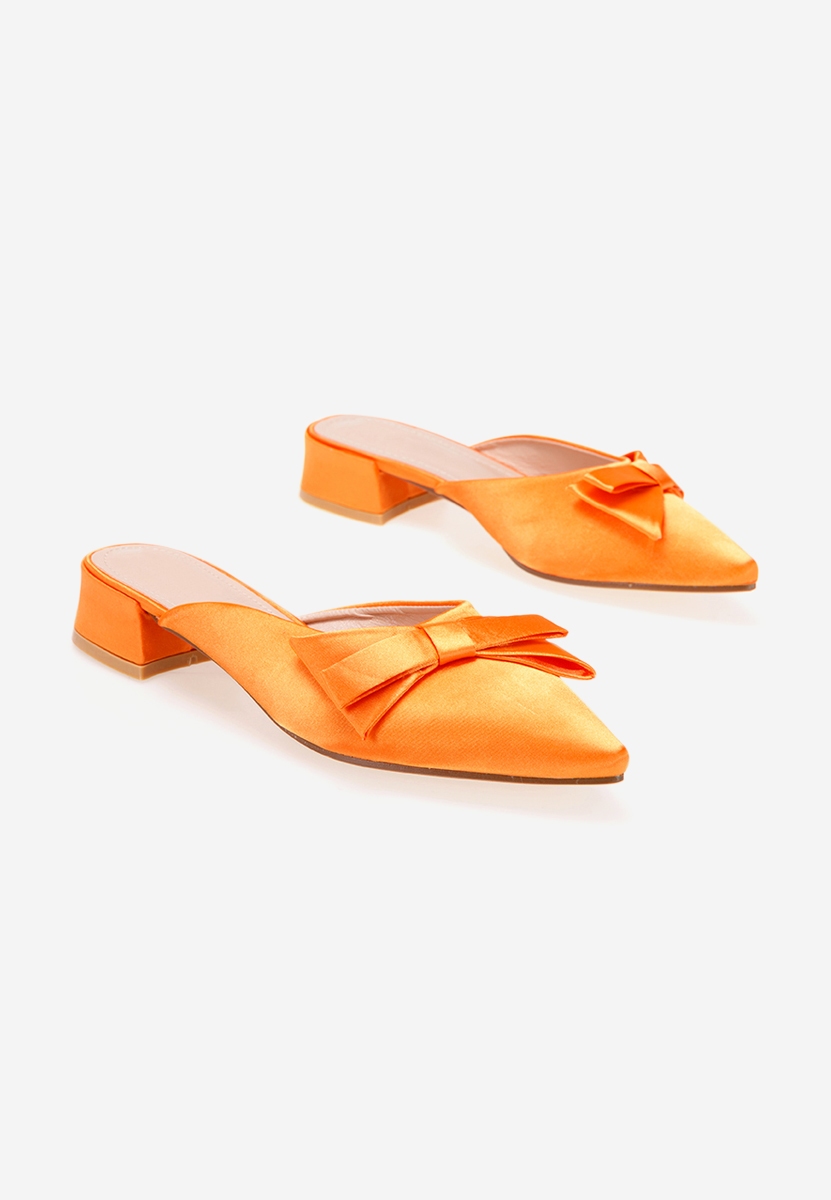 Pantoufles élégantes pour femme orange Ellera