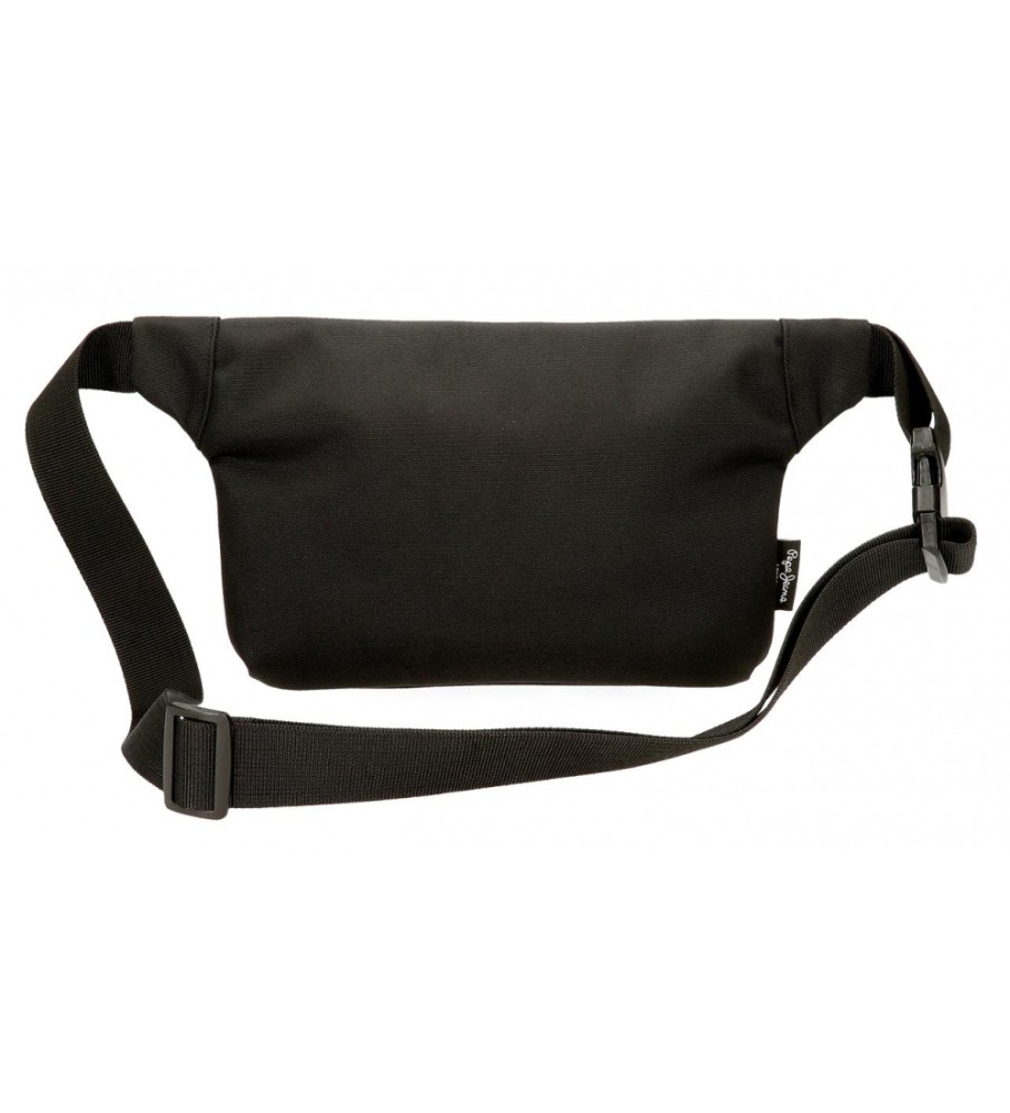 Pochete plana Pepe Jeans Leighton, preta