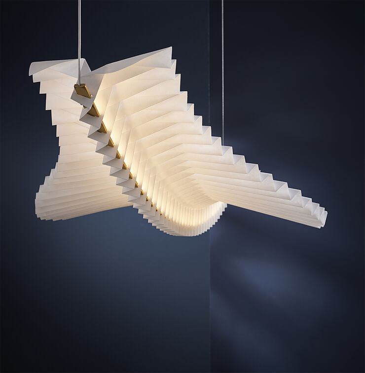 Frandsen Sora Pendant EU Solid brass/white