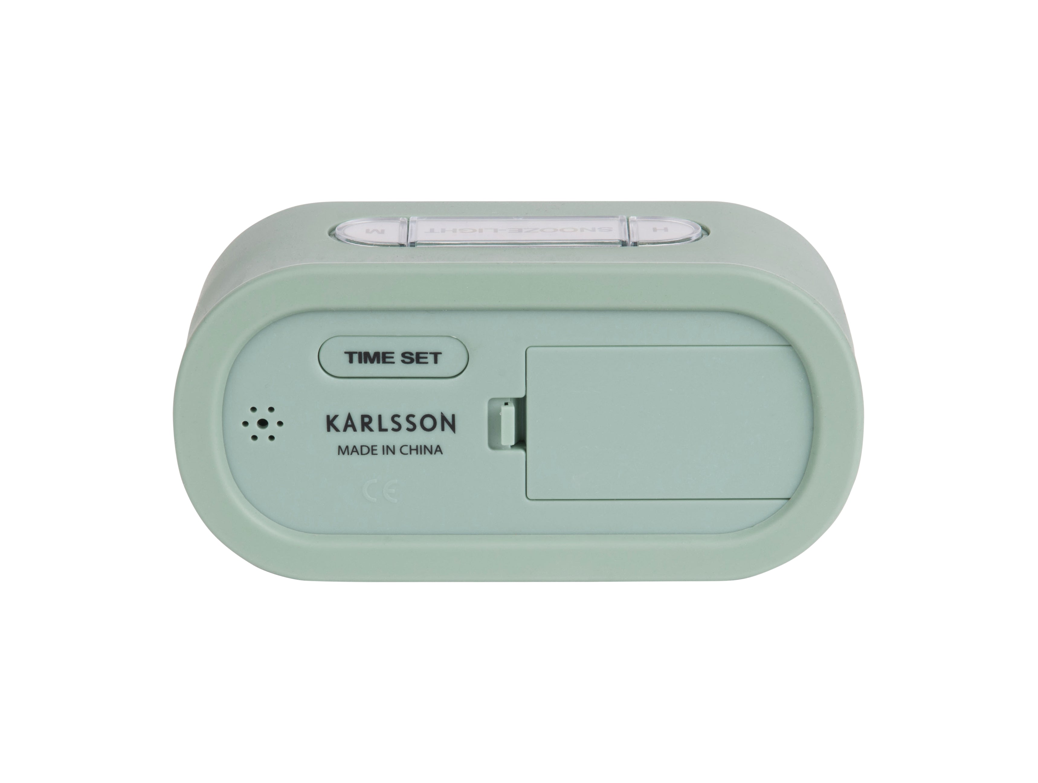 Karlsson  Gummy Rubberized vækkeur - grøn