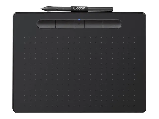 Wacom Intuos Creative Pen Medium - Digitizer - 21.6 x 13.5 cm - elektromagnetisk - 4 knapper - trådløs, kablet - USB, Bluetooth - sort